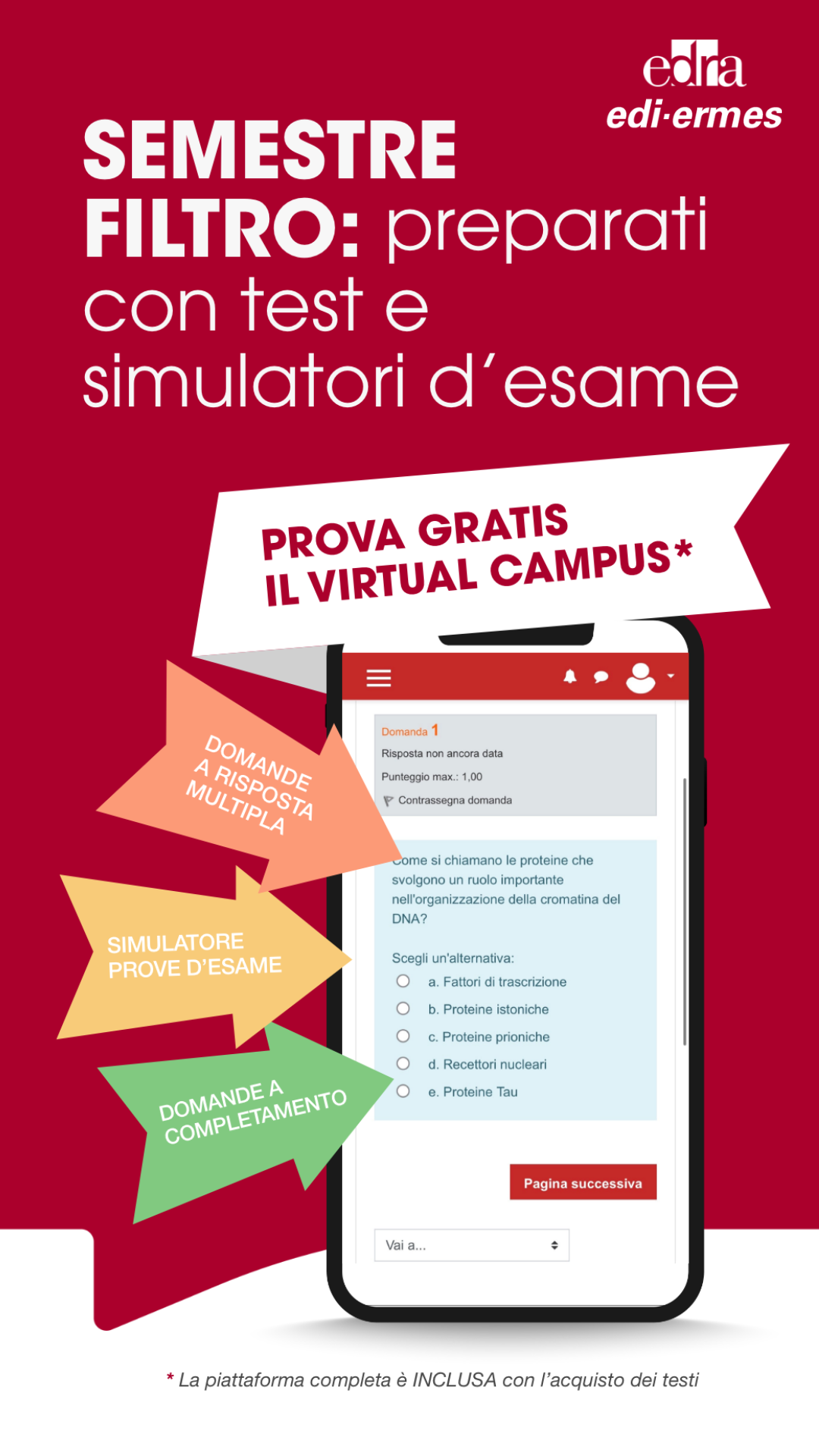 Libri di Biologia, Chimica e Fisica per il semestre aperto
