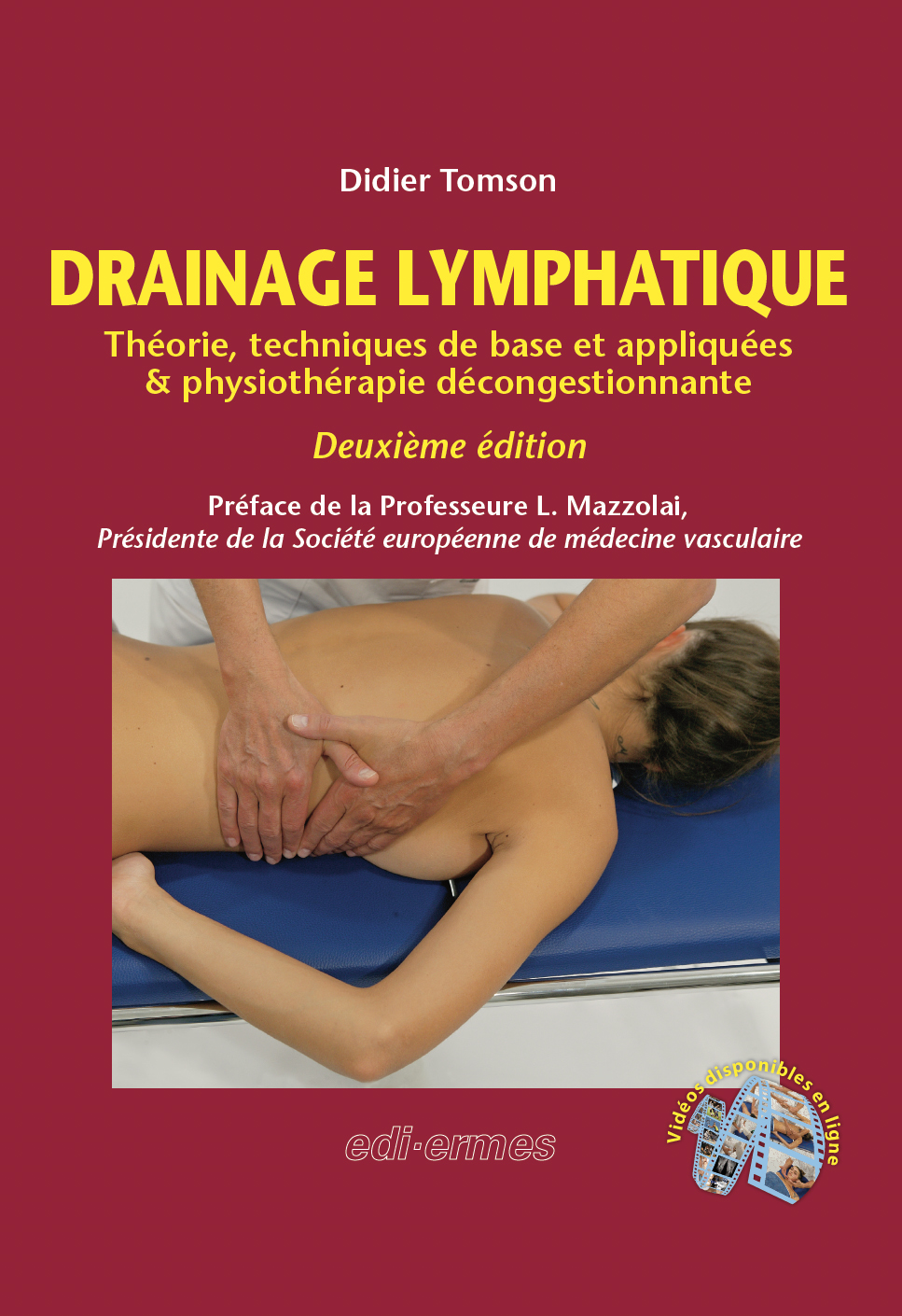 Couverture du livre Drainage lymphatique de Didier Tomson