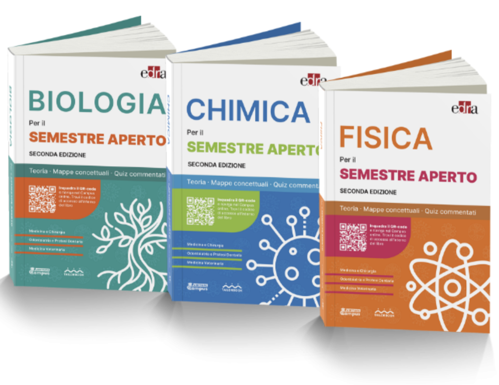 Libri di Biologia, Chimica e Fisica per il semestre aperto